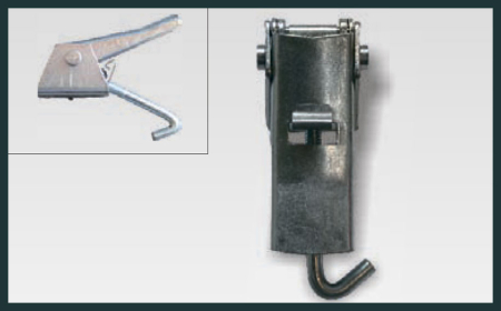 Зажим напорно-нагнетательной крышки Калета